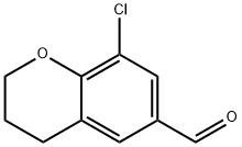 2H-1-Benzopyran-6-carboxaldehyde, 8-chloro-3,4-dihydro- Struktur