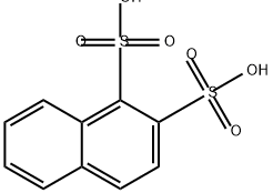 1,2-Naphthalenedisulfonic acid Struktur