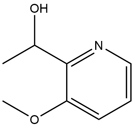 2-Pyridinemethanol, 3-methoxy-α-methyl- Struktur