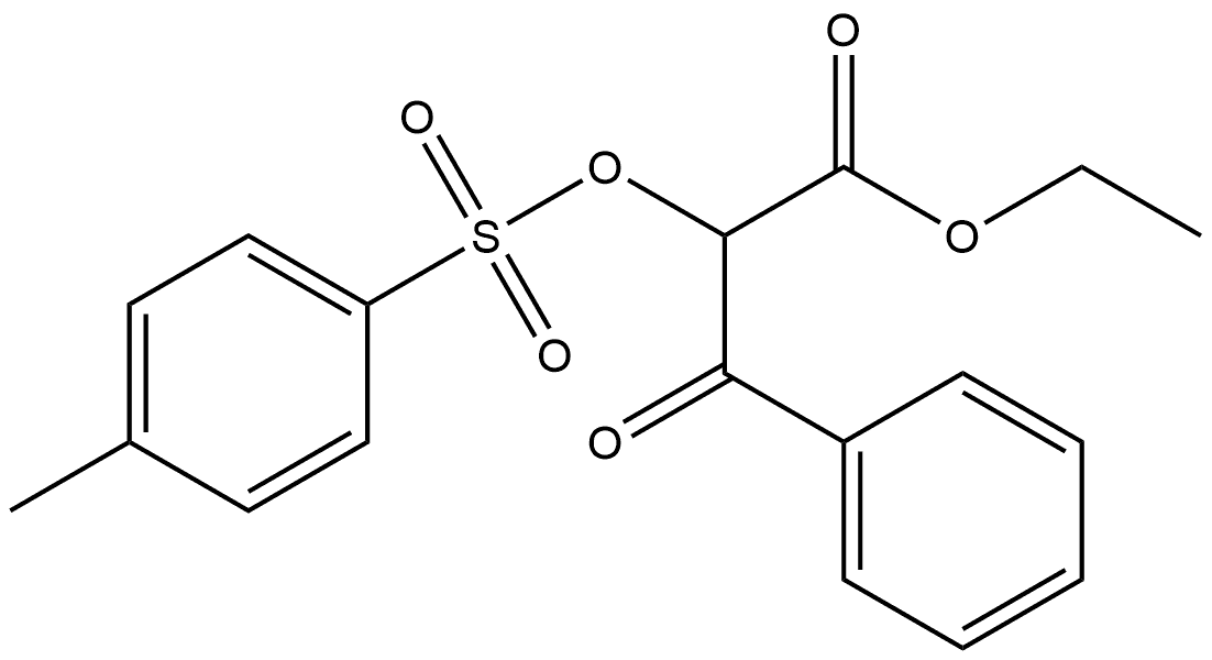 Benzenepropanoic acid, α-[[(4-methylphenyl)sulfonyl]oxy]-β-oxo-, ethyl ester