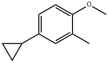 2-Methyl-4-cyclopropylanisole Struktur