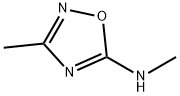 1,2,4-Oxadiazol-5-amine, N,3-dimethyl- Struktur