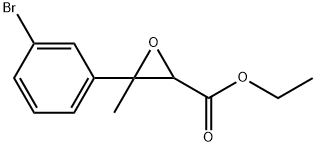 2-Oxiranecarboxylic acid, 3-(3-bromophenyl)-3-methyl-, ethyl ester