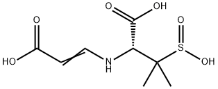 L-Valine, N-(2-carboxyethenyl)-3-sulfino- Struktur