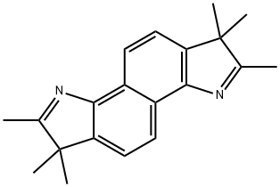 Indolo[7,6-g]indole, 1,6-dihydro-1,1,2,6,6,7-hexamethyl- Struktur