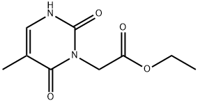 1(2H)?-?Pyrimidineacetic acid, 3,?6-?dihydro-?5-?methyl-?2,?6-?dioxo-?, ethyl ester Struktur