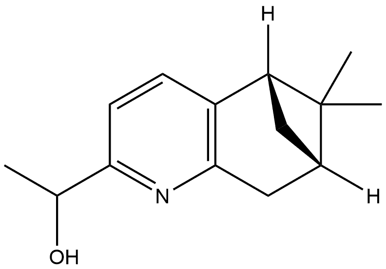 5,?7-?Methanoquinoline-?2-?methanol, 5,?6,?7,?8-?tetrahydro-?α,?6,?6-?trimethyl-?, (5S,?7S)?- Struktur