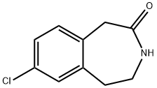 2H-3-Benzazepin-2-one, 7-chloro-1,3,4,5-tetrahydro- Struktur