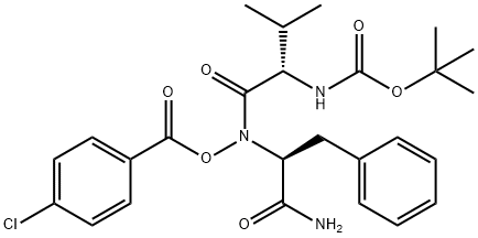 BOC-VF-NHO-BZ-PCL Struktur