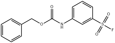 Carbamic acid, [3-(fluorosulfonyl)phenyl]-, phenylmethyl ester (9CI) Struktur