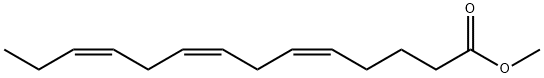 Methyl 5(Z),8(Z),11(Z)-Tetradecatrienoate Struktur