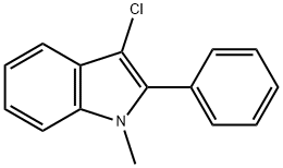 3-Chloro-1-methyl-2-phenyl-1H-indole Struktur