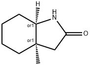 (3aR,7aR)-rel-octahydro-3a-Methyl-2H-Indol-2-one (Relative stereocheMistry) Struktur