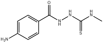 Benzoic acid, 4-amino-, 2-[(methylamino)thioxomethyl]hydrazide Struktur