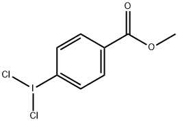 Benzoic acid, 4-(dichloroiodo)-, methyl ester Struktur