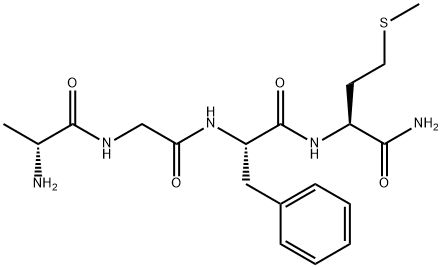 L-Methioninamide, D-alanylglycyl-L-phenylalanyl- (9CI) Struktur