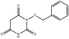 2,4,6(1H,3H,5H)-Pyrimidinetrione, 1-(phenylmethoxy)- Struktur