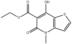 ethyl
7-hydroxy-4-methyl-5-oxo-4H,5H-thieno[3,2-b]pyri
dine-6-carboxylate Struktur