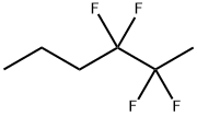 Hexane, 2,2,3,3-tetrafluoro- Struktur