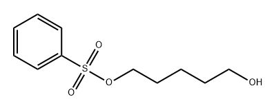 1,5-Pentanediol, 1-benzenesulfonate Struktur