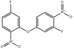 Benzene, 2-fluoro-4-(5-fluoro-2-nitrophenoxy)-1-nitro- Struktur