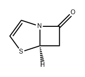 4-Thia-1-azabicyclo[3.2.0]hept-2-en-7-one, (5R)- Struktur