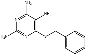 2,4,5-Pyrimidinetriamine, 6-[(phenylmethyl)thio]-