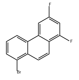 Phenanthrene, 8-bromo-1,3-difluoro- Struktur