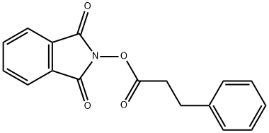 Benzenepropanoic acid, 1,3-dihydro-1,3-dioxo-2H-isoindol-2-yl ester Struktur