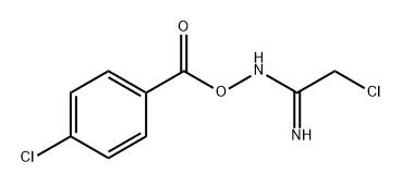 Benzoic acid, 4-chloro-, (2-chloro-1-iminoethyl)azanyl ester