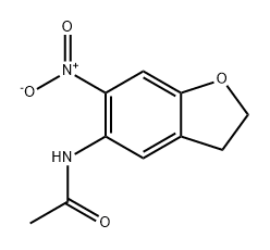 Acetamide, N-(2,3-dihydro-6-nitro-5-benzofuranyl)- Struktur