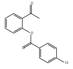 Benzoic acid, 4-chloro-, 2-acetylphenyl ester