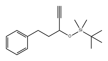 Benzene, [3-[[(1,1-dimethylethyl)dimethylsilyl]oxy]-4-pentyn-1-yl]-