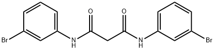 Propanediamide, N1,N3-bis(3-bromophenyl)- Struktur