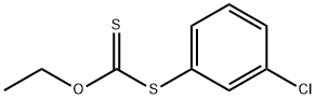 Carbonodithioic acid, S-(3-chlorophenyl) O-ethyl ester Struktur