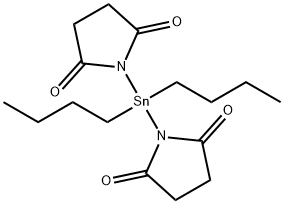 2,5-Pyrrolidinedione, 1,1'-(dibutylstannylene)bis- Struktur