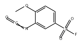 Benzenesulfonyl fluoride, 3-isocyanato-4-methoxy- Struktur