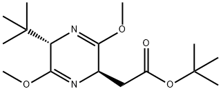 Pyrazineacetic acid, 5-(1,1-dimethylethyl)-2,5-dihydro-3,6-dimethoxy-, 1,1-dimethylethyl ester, (2R-trans)- (9CI)