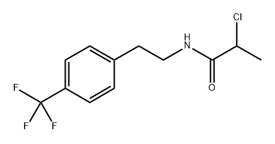 2-Chloro-N-[2-(4-trifluoromethyl-phenyl)-ethyl]-propionamide Struktur