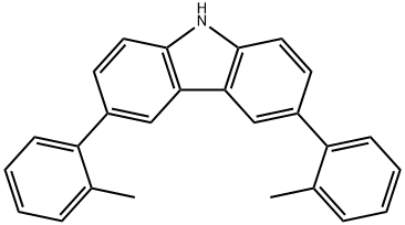 9H-Carbazole, 3,6-bis(2-methylphenyl)- Struktur