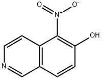 5-Nitro-6-isoquinolinol Struktur