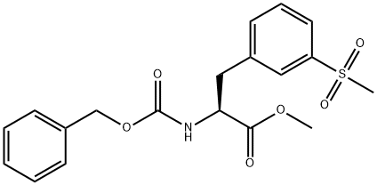 L-Phenylalanine, 3-(methylsulfonyl)-N-[(phenylmethoxy)carbonyl]-, methyl ester