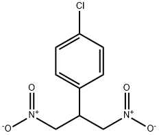 1-chloro-4-(1,3-dinitropropan-2-yl)benzene Struktur