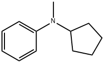 Benzenamine, N-cyclopentyl-N-methyl- Struktur