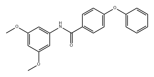 Benzamide, N-(3,5-dimethoxyphenyl)-4-phenoxy- Struktur