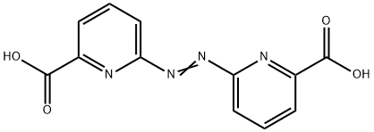 2-Pyridinecarboxylic acid, 6,6'-(1,2-diazenediyl)bis- Struktur