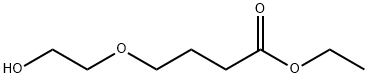 Butanoic acid, 4-(2-hydroxyethoxy)-, ethyl ester Struktur