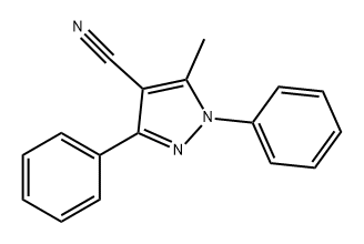 1H-Pyrazole-4-carbonitrile, 5-methyl-1,3-diphenyl-