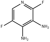 3,4-Pyridinediamine, 2,5-difluoro- Struktur