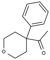 Ethanone, 1-(tetrahydro-4-phenyl-2H-pyran-4-yl)- Struktur